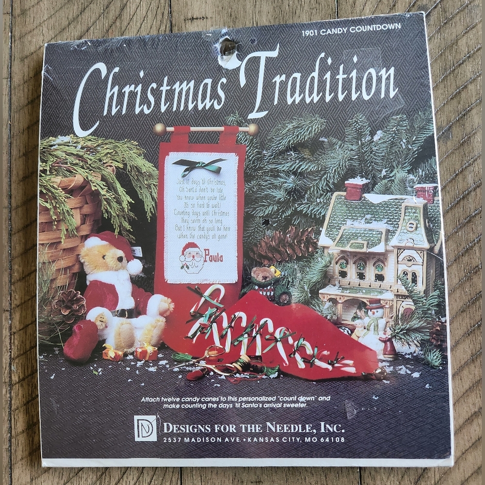 Christmas Tradition Candy Countdown Cross Stitch Kit 1901 Designs For The Needle